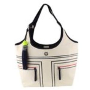 TORY BURCH 33473 canvas bucket tote